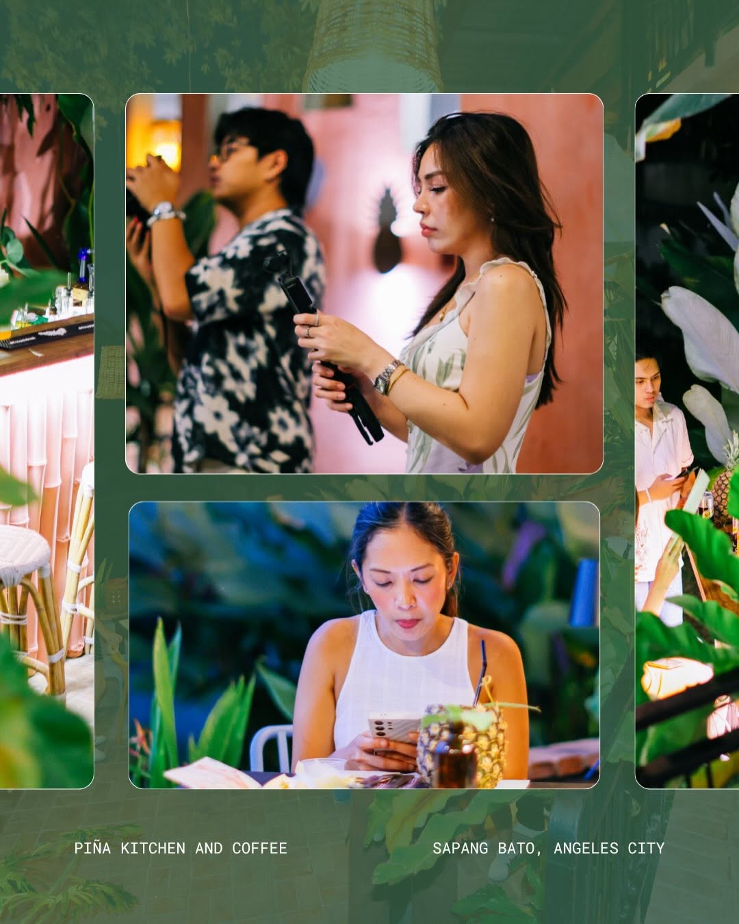 PIÑA special visit — bar area